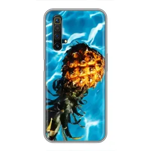 Чохол з зображенням смачної їжі для Realme X50 (Ананас)