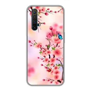 Чохол з картинкою Сакури на Realme X50 (Метелики на сакурі)