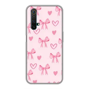 Чохол банти для Realme X50 (Бантики і сердечки)
