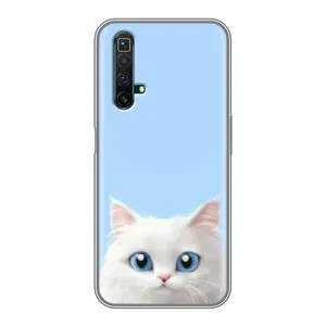 Чохол на тематику: Коти для Realme X50 (Білий кіт)