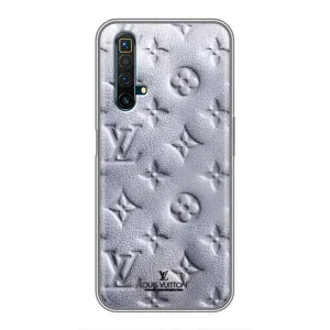 Текстурний Чохол Louis Vuitton для Реалмі х50 (Білий ЛВ)