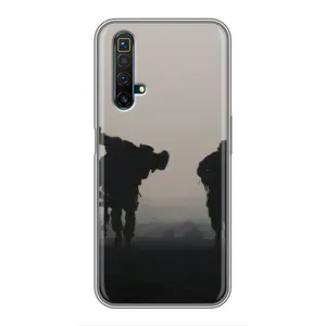 Чохли на військову тематику для Realme X50 (Бій солдат)
