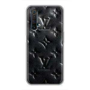 Текстурний Чохол Louis Vuitton для Реалмі х50 (Чорний ЛВ)