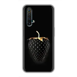 Чохол з зображенням смачної їжі для Realme X50 (Чорна полуниця)