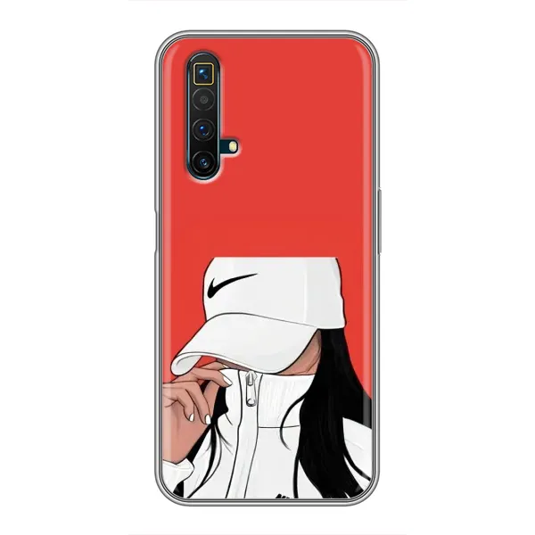 Чехол с рисунком «Девушка Nike» для Realme X50