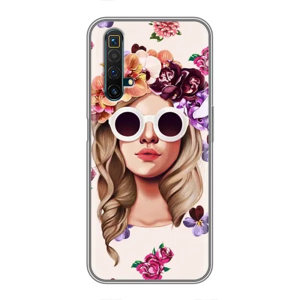 Чохол з малюнком «Дівчина в окулярах» для Realme X50 Чохол з малюнком «Дівчина в окулярах» для Realme X50