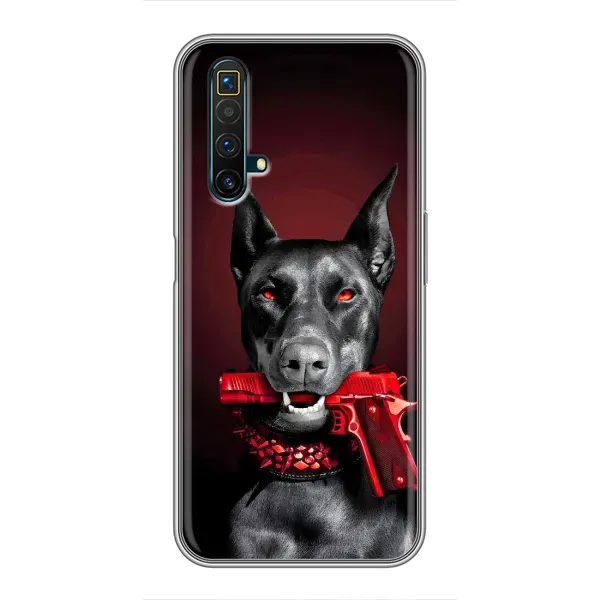 Чехол с рисунком «Доберман злой» для Realme X50 Чехол с рисунком «Доберман злой» для Realme X50