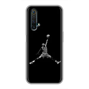 Силіконовый Чохол Nike Air Jordan на Реалмі х50 (Джордан)