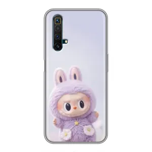 Чохол з принтом Лабубу для Realme X50 (Фіолетовий Лабубу)