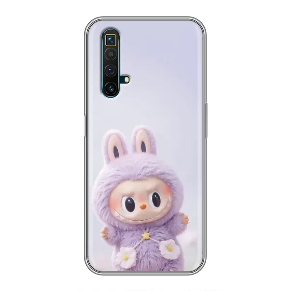 Чехол с рисунком «Фиолетовый Лабубу» для Realme X50