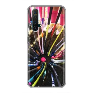 Чохли з прінтом Спортивна тематика для Realme X50 (Флорбол)