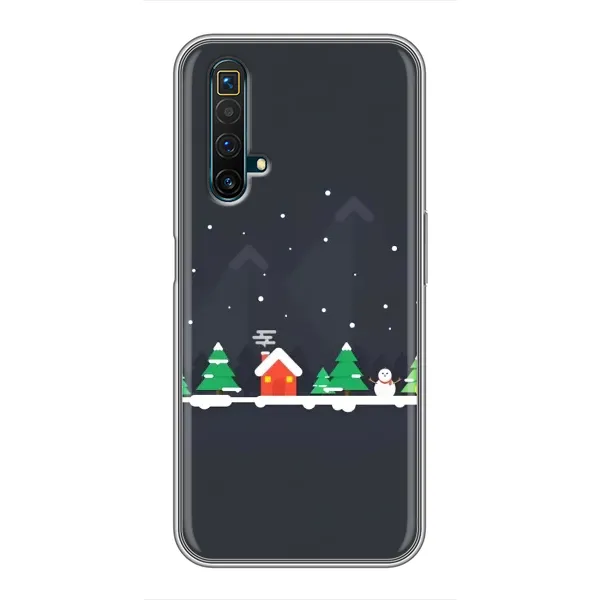 Чехол с рисунком «Город зимний» для Realme X50 Чехол с рисунком «Город зимний» для Realme X50