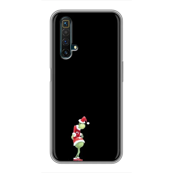 Чехол с рисунком «Гринч на чорном» для Realme X50 Чехол с рисунком «Гринч на чорном» для Realme X50