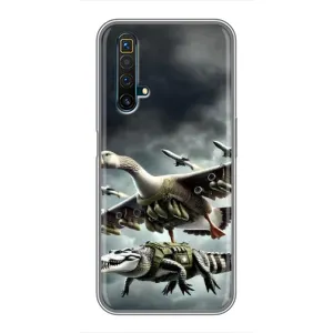 Чохол з мемами траралело тралала для Realme X50 (Гусіні і крокоділо)