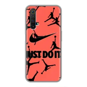 Силіконовый Чохол Nike Air Jordan на Реалмі х50 (Just Do It)