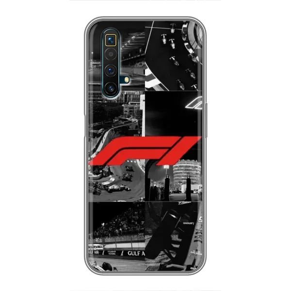 Чехол с рисунком «Коллаж Формула 1» для Realme X50 Чехол с рисунком «Коллаж Формула 1» для Realme X50