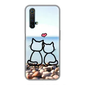Силіконові Чохли Коханій людині для Realme X50 (Котейки)