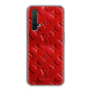 Текстурний Чохол Louis Vuitton для Реалмі х50 (Червоний ЛВ)