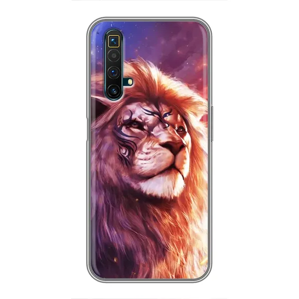 Чехол с рисунком «Красочный ЛЕВ» для Realme X50 Чехол с рисунком «Красочный ЛЕВ» для Realme X50