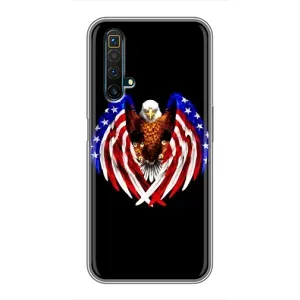 Чохол Прапор USA для Realme X50 (Крила США)