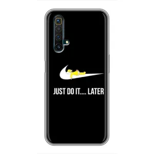 Силіконовый Чохол на Realme X50 з картинкою НАЙК (Later)