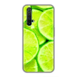 Чохол з зображенням смачної їжі для Realme X50 (Лайм)