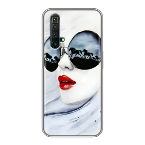 Чохол з малюнком «Любителька коней» для Realme X50