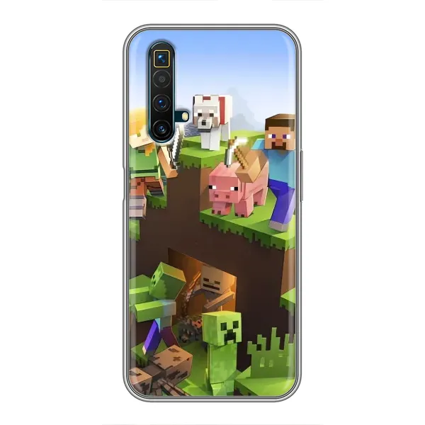 Чехол с рисунком «Майн-крафт» для Realme X50 Чехол с рисунком «Майн-крафт» для Realme X50