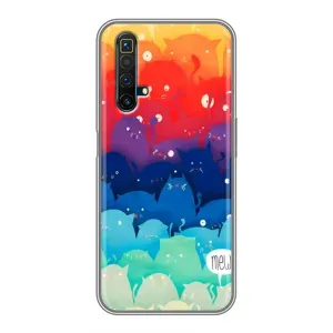 Силіконовий чохол з котиком для Realme X50 (Mew)