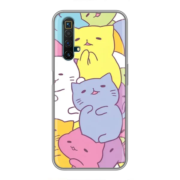 Чехол с рисунком «Милые котики» для Realme X50 Чехол с рисунком «Милые котики» для Realme X50