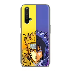 Купить Чохли на телефон з принтом Anime для Realme X50 (Naruto Vs Sasuke)