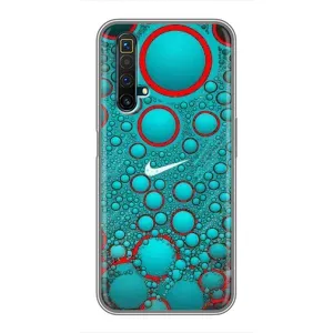 Силіконовый Чохол на Realme X50 з картинкою НАЙК (Найк зелений)