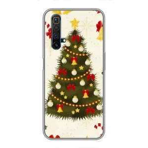 Чохол новорічна ялинка на Realme X50 (Новорічний принт)