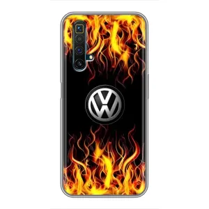Чохол "Фольксваген" для Realme X50 (Вогняний Лого)