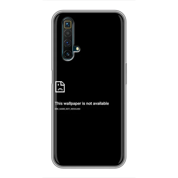 Чехол с рисунком «Ошибка» для Realme X50 Чехол с рисунком «Ошибка» для Realme X50
