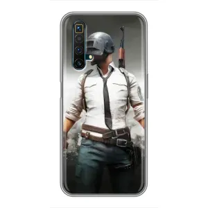 Чохол з картинкою "Герой Pubg" на Realme X50 (Пабг)
