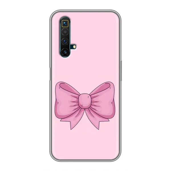 Чехол с рисунком «Розовый бантик» для Realme X50