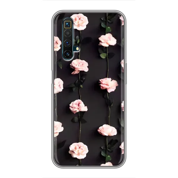Чехол с рисунком «Розы» для Realme X50