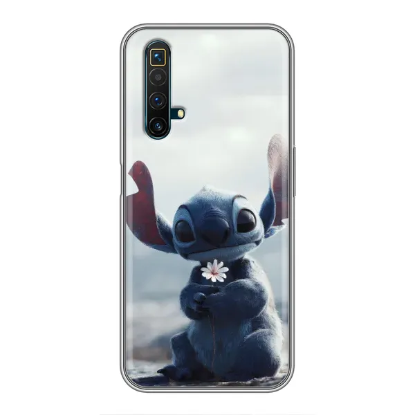 Чехол с рисунком «Стич с цветочком» для Realme X50 Чехол с рисунком «Стич с цветочком» для Realme X50
