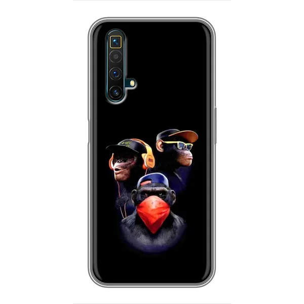 Чехол с рисунком «Три обезьяны» для Realme X50 Чехол с рисунком «Три обезьяны» для Realme X50