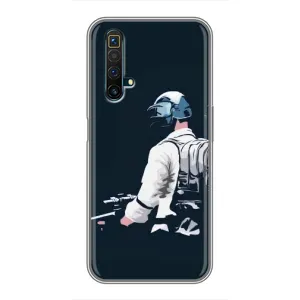 Чохол з картинкою "Герой Pubg" на Realme X50 (В екіперівці)