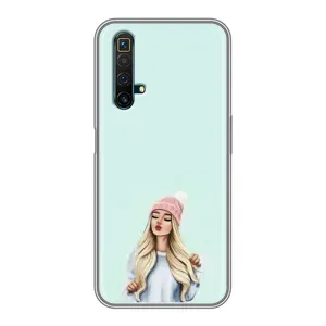 Чехол с рисунком «В шапке» для Realme X50
