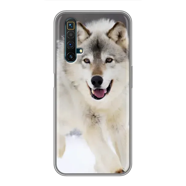 Чехол с рисунком «Волк на снегу» для Realme X50 Чехол с рисунком «Волк на снегу» для Realme X50