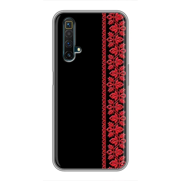 Чехол с рисунком «Вышиванка на черном» для Realme X50 Чехол с рисунком «Вышиванка на черном» для Realme X50