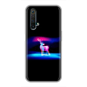 Силіконовий бампер з картинкою звірів для Realme X50 (Яскравий олень)