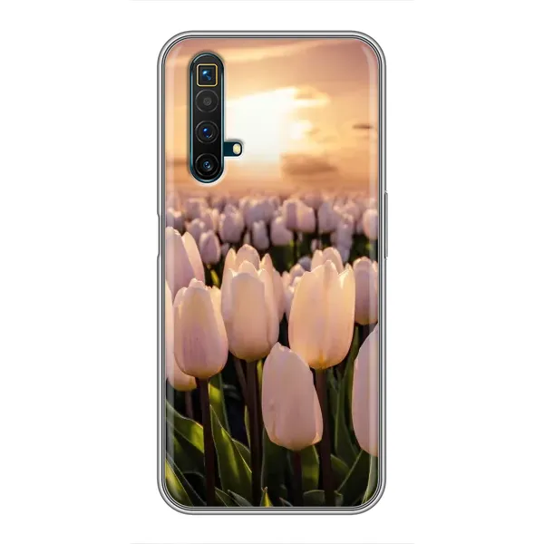 Чохол з малюнком «Захід з квітами» для Realme X50 Чохол з малюнком «Захід з квітами» для Realme X50