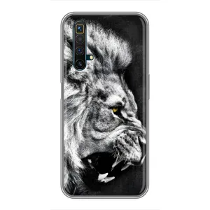 Чохол з картинкою на Realme X50 (Злий Лев)