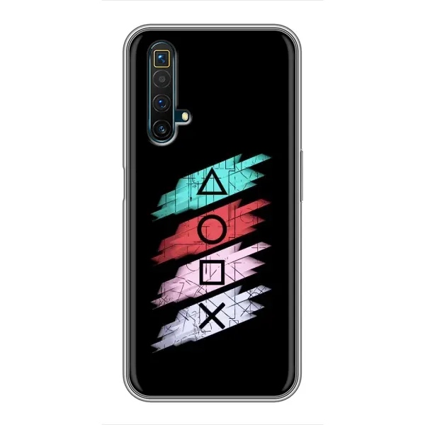 Чехол с рисунком «Значки Sony» для Realme X50 Чехол с рисунком «Значки Sony» для Realme X50