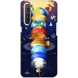 Чохол (ТПУ) з планетами на Realme XT (Арт планети)