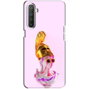Чехол с Прикольным принтом на Realme XT (АРТ Статуя)